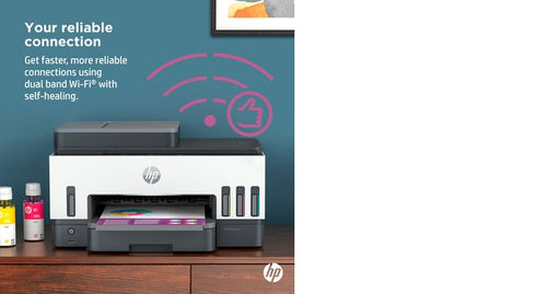 HP Smart Tank 7605 All-in-One, Print, Copy, Scan, Fax, ADF and Wireless, 35-sheet ADF; Scan to PDF; Two-sided printing HP Smart Tank 7605 All-in-One, Print, Copy, Scan, Fax, ADF and Wireless, 35-sheet ADF; Scan to PDF; Two-sided printing